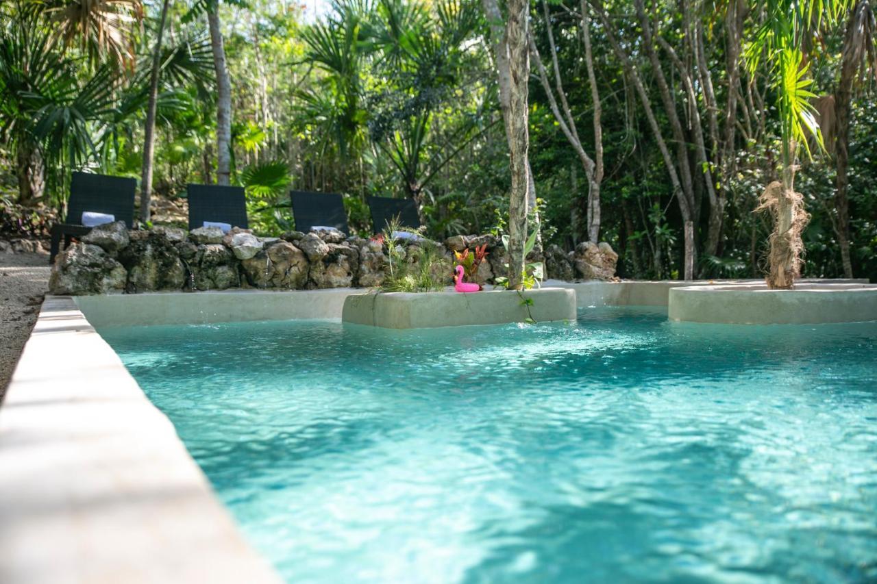 Hotel Buenavista Bacalar Jungle Experience Bagian luar foto