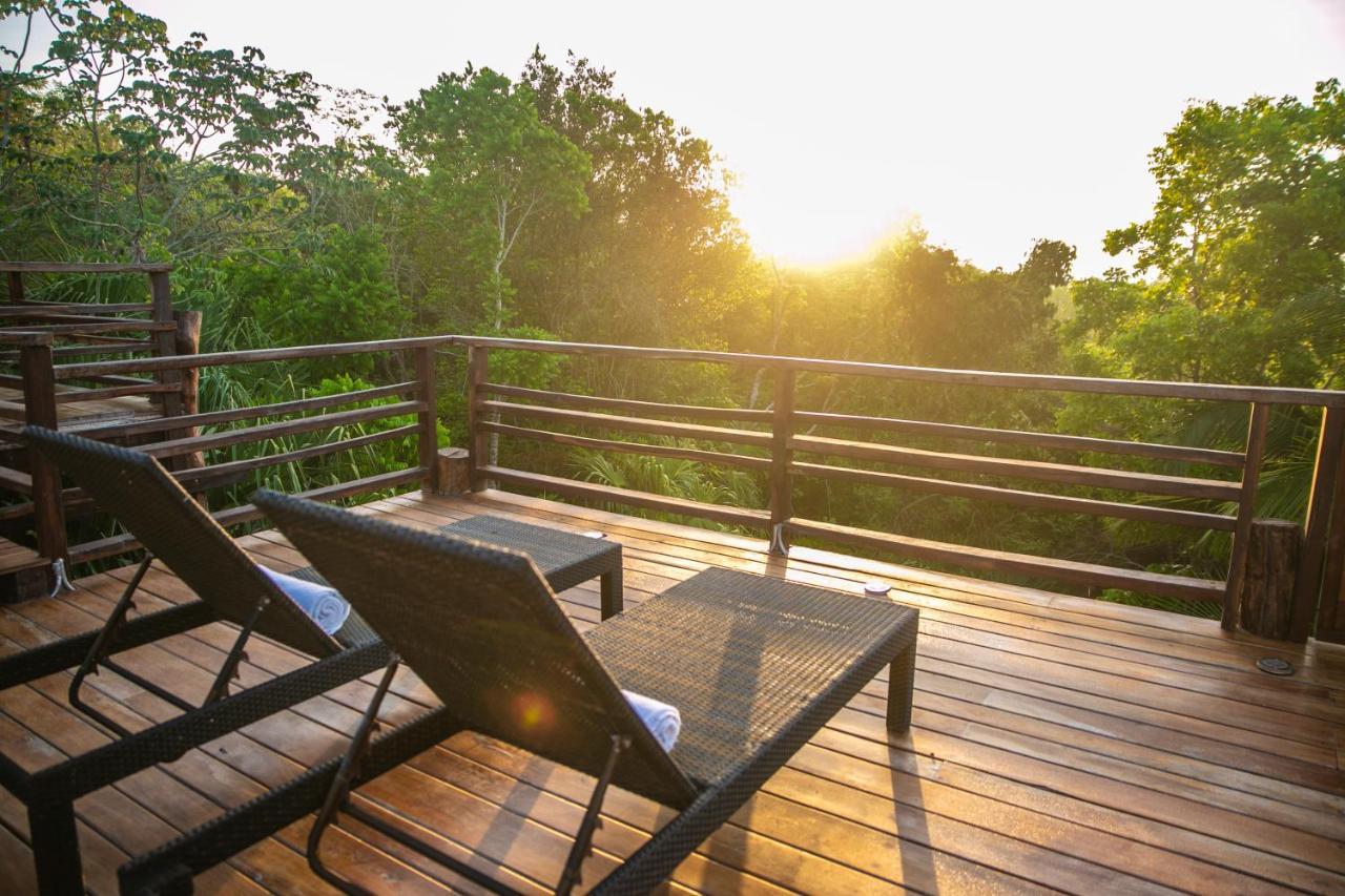 Hotel Buenavista Bacalar Jungle Experience Bagian luar foto